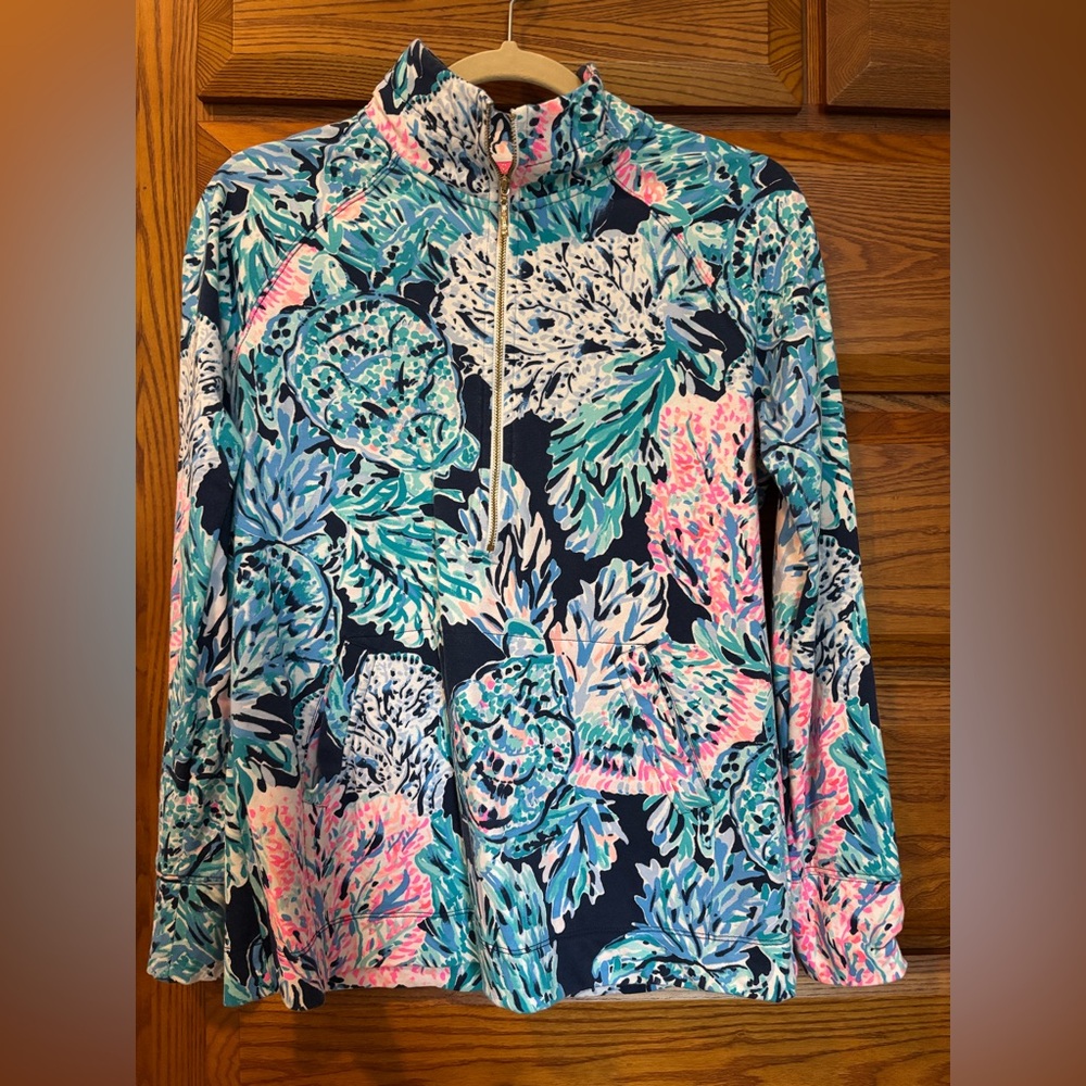 Lilly Pulitzer Skipper Half-Zip Pullover, Size Small